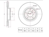 Диск тормозной BR22140T* SB NAGAMOCHI 