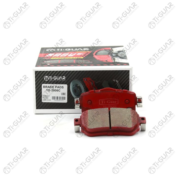 Тормозные колодки TG-2806C/PN2806 (КЕРАМИКА)* Ti·GUAR Тормозные колодки TG-2806C/PN2806 (КЕРАМИКА)* Ti·GUAR