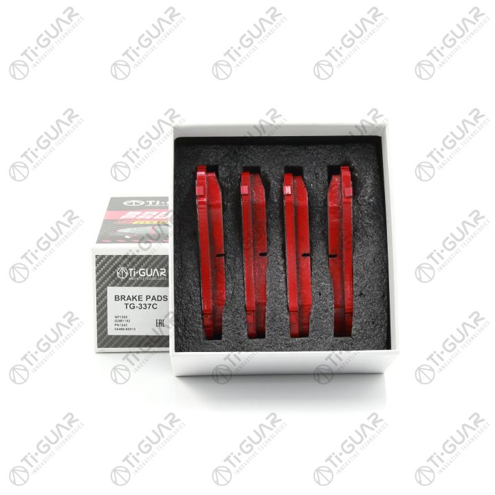 Тормозные колодки TG-337C/PF1243 (КЕРАМИКА)* Ti·GUAR Тормозные колодки TG-337C/PF1243 (КЕРАМИКА)* Ti·GUAR