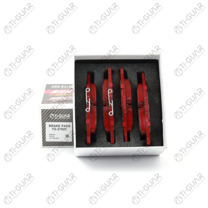 Тормозные колодки TG-2702C/PN2702 (КЕРАМИКА)* Ti·GUAR Тормозные колодки TG-2702C/PN2702 (КЕРАМИКА)* Ti·GUAR