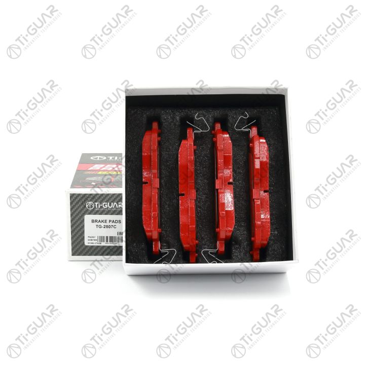 Тормозные колодки TG-2807C/PN2807 (КЕРАМИКА)* Ti·GUAR Тормозные колодки TG-2807C/PN2807 (КЕРАМИКА)* Ti·GUAR