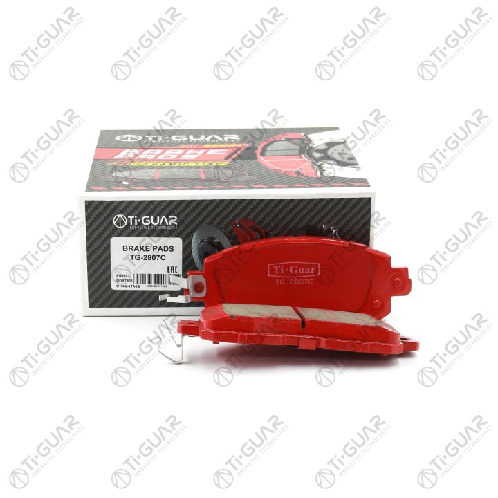 Тормозные колодки TG-2807C/PN2807 (КЕРАМИКА)* Ti·GUAR Тормозные колодки TG-2807C/PN2807 (КЕРАМИКА)* Ti·GUAR