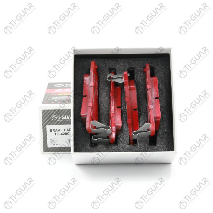 Тормозные колодки TG-420C/PF1321 (КЕРАМИКА)* Ti·GUAR Тормозные колодки TG-420C/PF1321 (КЕРАМИКА)* Ti·GUAR