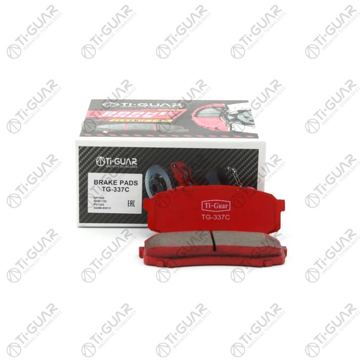 Тормозные колодки TG-337C/PF1243 (КЕРАМИКА)* Ti·GUAR Тормозные колодки TG-337C/PF1243 (КЕРАМИКА)* Ti·GUAR
