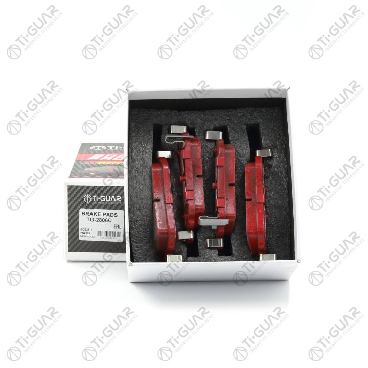 Тормозные колодки TG-2806C/PN2806 (КЕРАМИКА)* Ti·GUAR Тормозные колодки TG-2806C/PN2806 (КЕРАМИКА)* Ti·GUAR