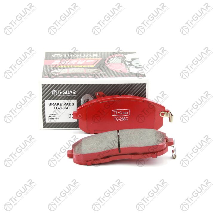 Тормозные колодки TG-286C/PF2201 (КЕРАМИКА)* Ti·GUAR Тормозные колодки TG-286C/PF2201 (КЕРАМИКА)* Ti·GUAR