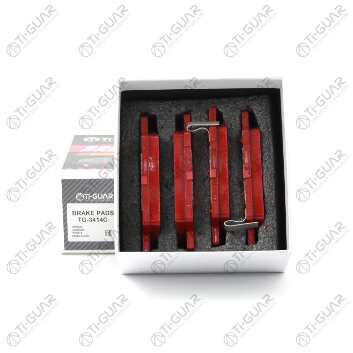 Тормозные колодки TG-3414C/PN0415 (КЕРАМИКА)* Ti·GUAR Тормозные колодки TG-3414C/PN0415 (КЕРАМИКА)* Ti·GUAR