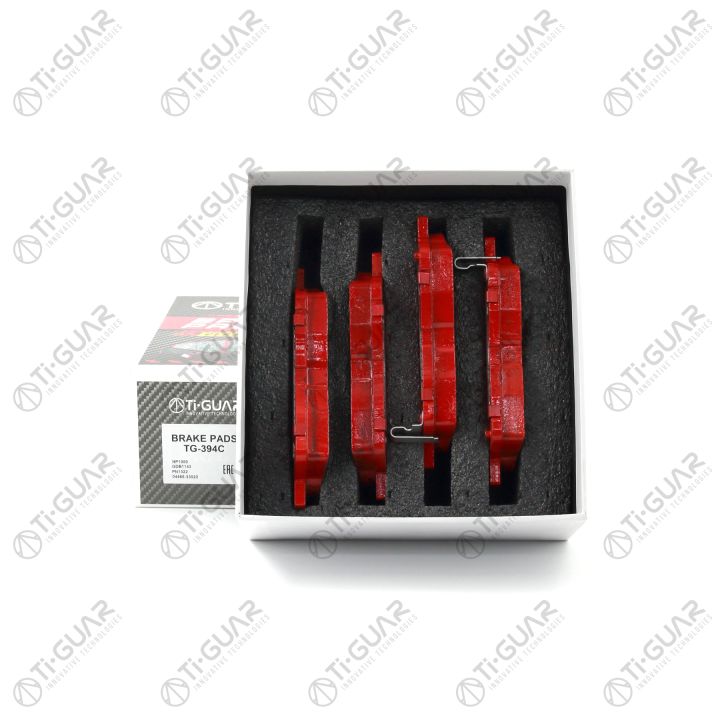Тормозные колодки TG-394C/PF1322 (КЕРАМИКА)* Ti·GUAR Тормозные колодки TG-394C/PF1322 (КЕРАМИКА)* Ti·GUAR