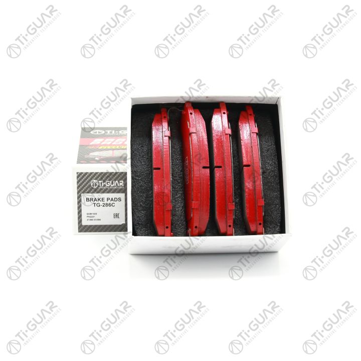 Тормозные колодки TG-286C/PF2201 (КЕРАМИКА)* Ti·GUAR Тормозные колодки TG-286C/PF2201 (КЕРАМИКА)* Ti·GUAR