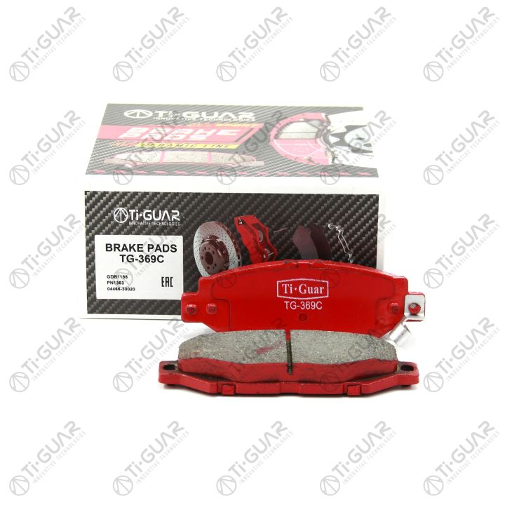 Тормозные колодки TG-369C/PF1363 (КЕРАМИКА)* Ti·GUAR Тормозные колодки TG-369C/PF1363 (КЕРАМИКА)* Ti·GUAR
