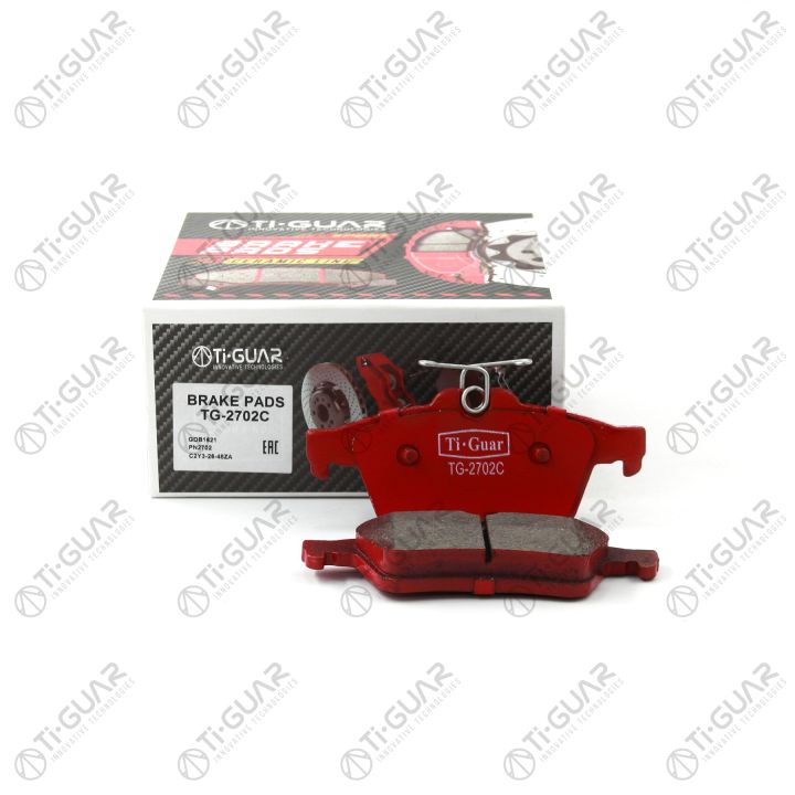 Тормозные колодки TG-2702C/PN2702 (КЕРАМИКА)* Ti·GUAR Тормозные колодки TG-2702C/PN2702 (КЕРАМИКА)* Ti·GUAR